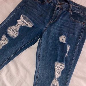 Forever 21 Distressed mom jeans